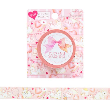 Miki Takei Lovely Pink Washi Tape