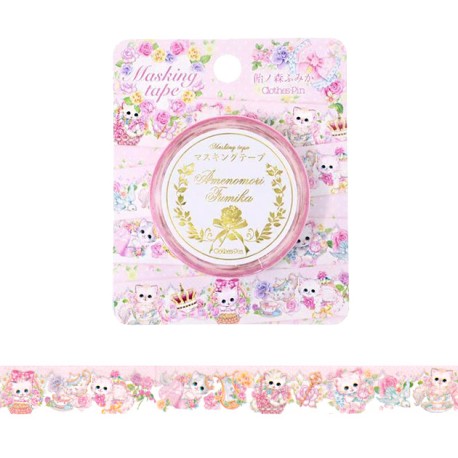 Amenomori Fumika Rose Washi Tape