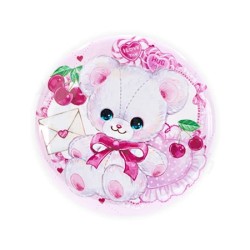 Amenomori Fumika Dolly Bear Button Badge