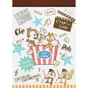 Mini Bloco Notas Chip & Dale Popcorn