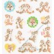 Stickers Tracing Chip & Dale