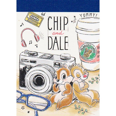 Mini Bloc Notas Chip & Dale Camera