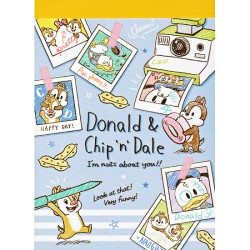 Mini Bloc Notas Chip n' Dale & Donald Nuts About You