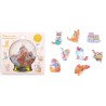 Bolsa Pegatinas Miraneige Little Kitty