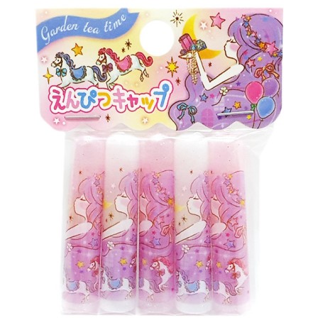 Garden Tea Time Pencil Caps