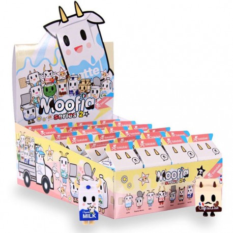Tokidoki LATTE Milk Carton Moofia Plush Soft Cuddly Toy Cute Blue Kawaii BNWT 