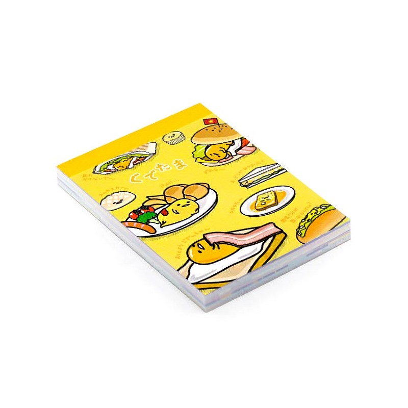 Egg on the Rice Sanrio Gudetama Lazy Egg Mini A5 Size Lined Notebook Note Pad 