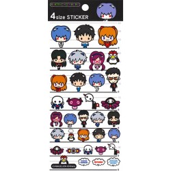 Evangelion 4 Size Stickers
