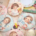 Paper Doll Mate Floral Pocket Mirror