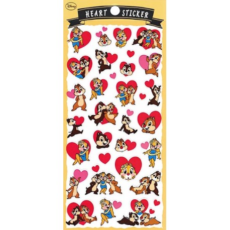 Chip & Dale Heart Stickers