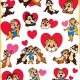 Chip & Dale Heart Stickers