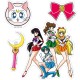 Sailor Moon Removable Stickers