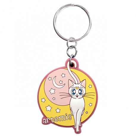 Sailor Moon Keychain Artemis - Kawaii Panda - Making Life Cuter