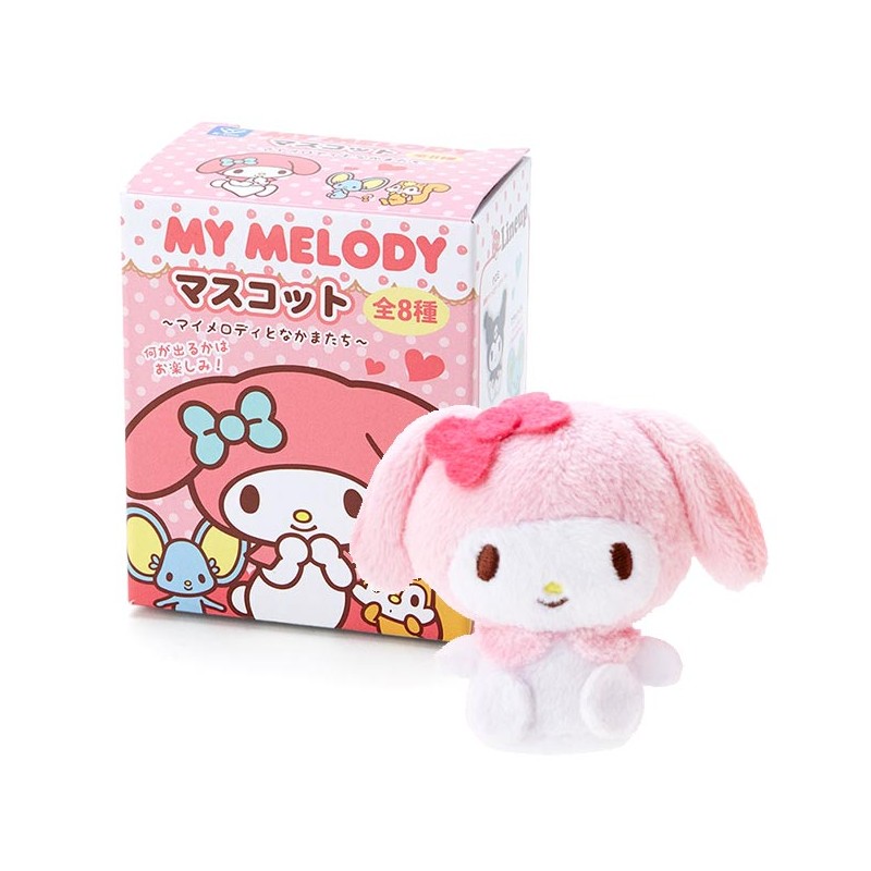 SANRIO My Melody Otenori Doll Fruit Strawberry Mini Plush Mascot Kawaii 780952