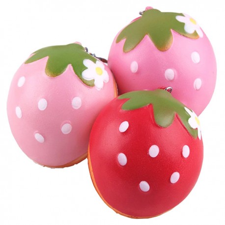 Strawberry Bread Bun Squishy - Kawaii Panda - Making Life Cuter