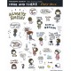 Here & There Removable Stickers Set