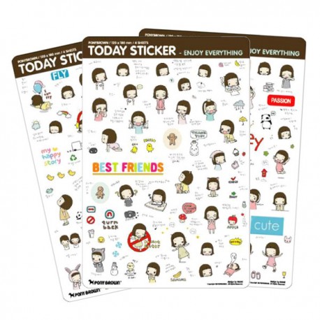 Day & Day Today Stickers Set