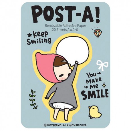 Post-A! Mariffe Smile Sticky Notes