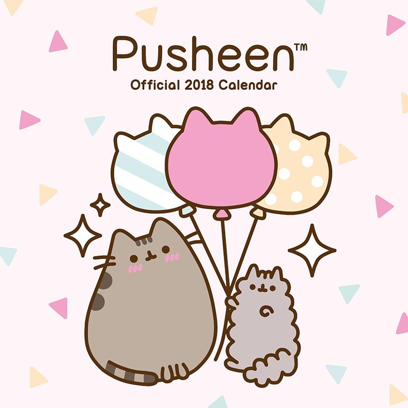 pusheen the cat calendar 2019