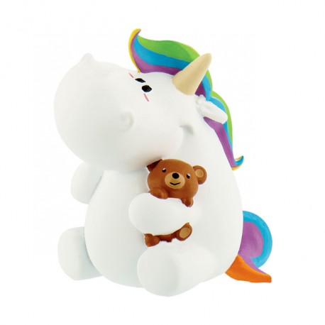 Pummel Unicorn Teddy Bear Mini Figure
