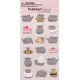 Pusheen Puffy Stickers Food