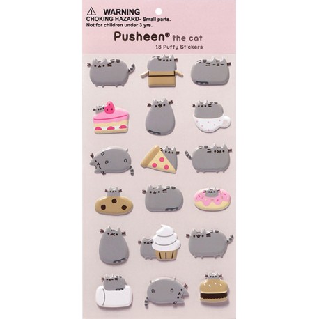 Stickers Puffy Pusheen Food