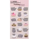 Pusheen Food Puffy Stickers