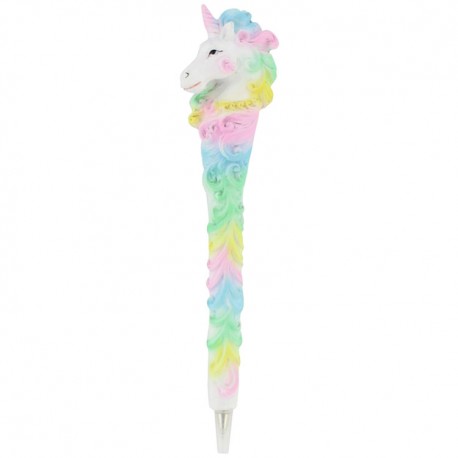 Unicorn Rainbow Swirl Pen