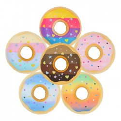 Colorful Icing Donut Squishy