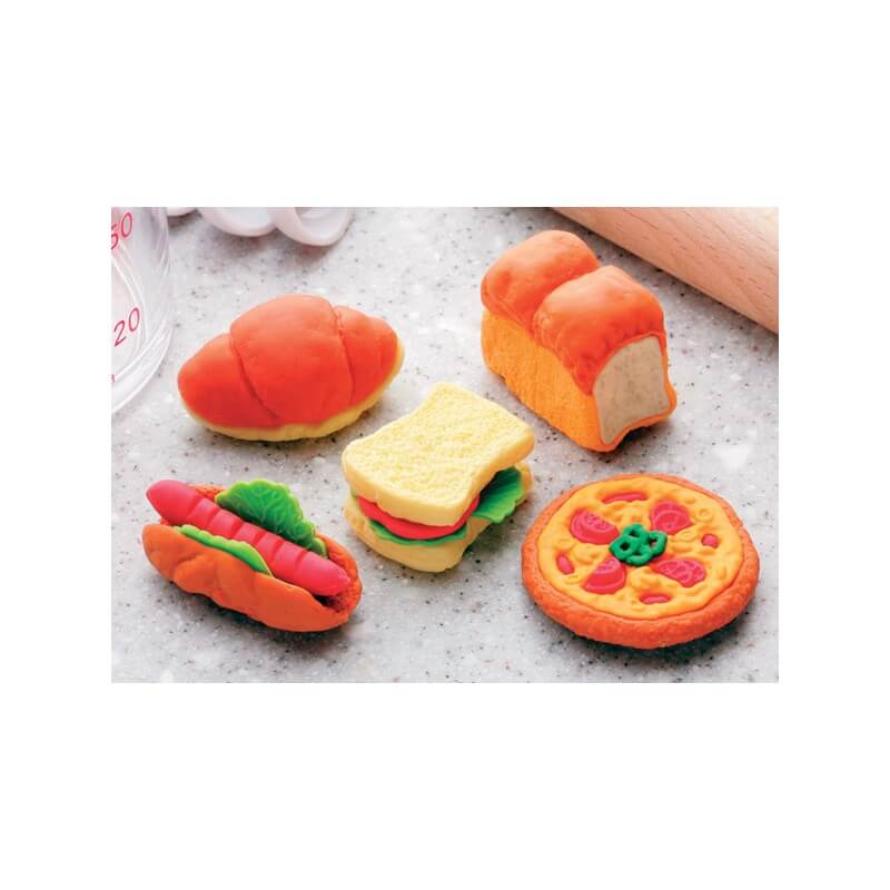 Collectible Puzzle erasers~Pizza Party 