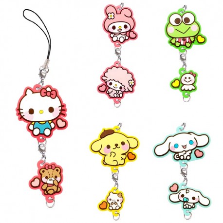 Sanrio Characters Tsunagaru Charm Strap - Kawaii Panda - Making Life Cuter