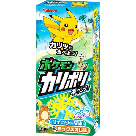 Pokémon Karipori Candy Sticks Soda & Fruit Mix