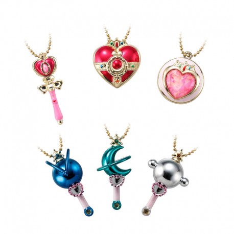 Sailor Moon 2 "Little Charm" Keychain Accessory 6 Type Complete Set from Japan