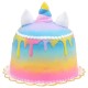 Squishy Rainbow Unicorn Cake
