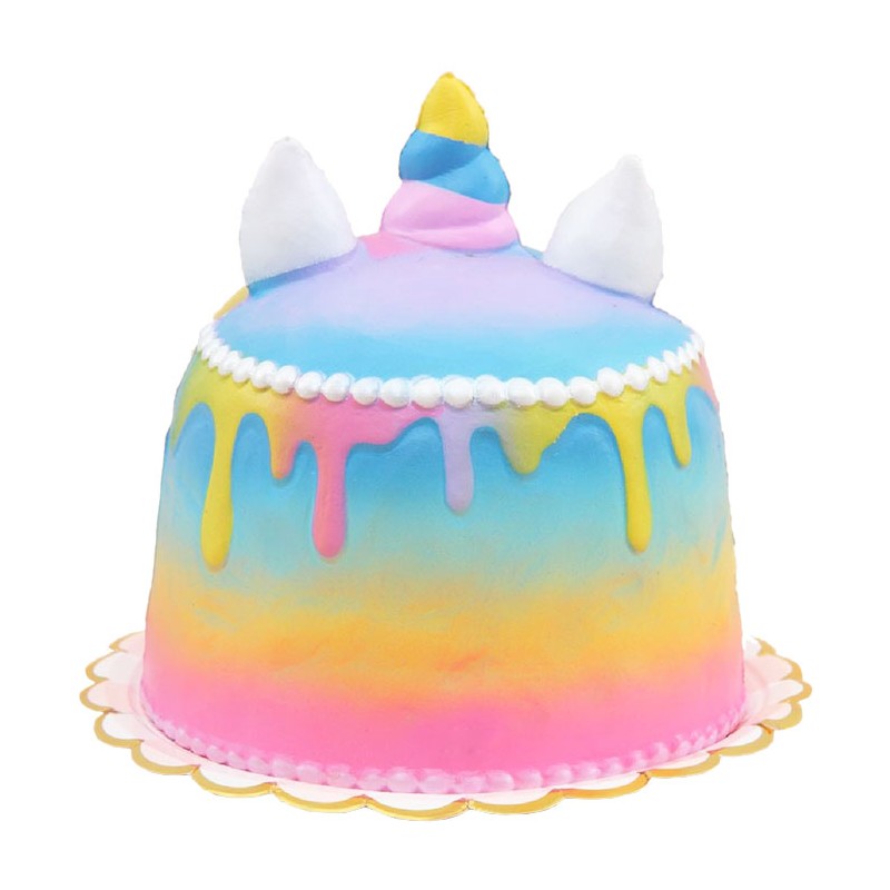 Squishy Rainbow Unicorn Cake - Kawaii Panda - Making Life Cuter