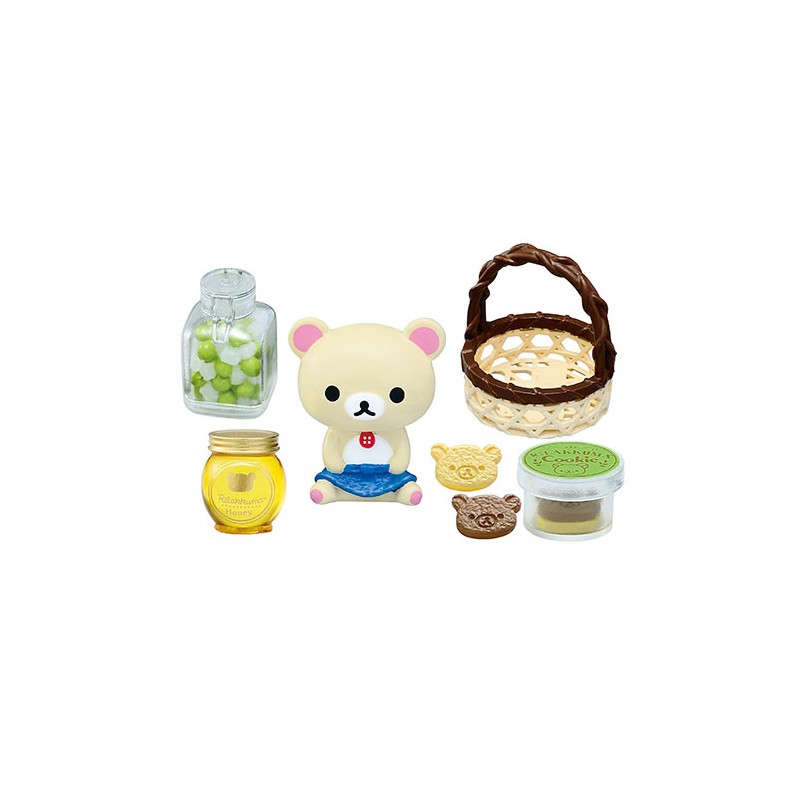 Set Piatti Uova Rilakkuma Re-Ment 2012 - Miniatura Giapponese Da Collezione (Venduto Singolarmente)