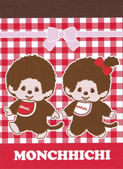 Monchhichi Boy Girl Mini Memo Pad Kawaii Panda Making Life Cuter