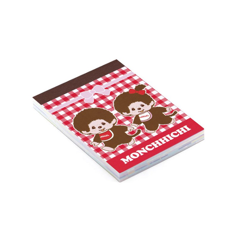 Monchhichi Memo Note Pad 3pcs B HAPPY TRIP MONCHHICHI Japan 2019 