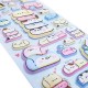 Stickers Puffy Animal Marshmallows